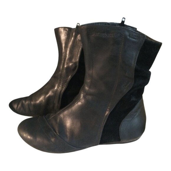 Patagonia black genuine leather boots grounding minimalist - Picture 5 of 7